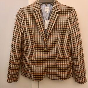 J. Crew HERRINGBONE WOOL BLEND SCHOOLBOY BLAZER 2P